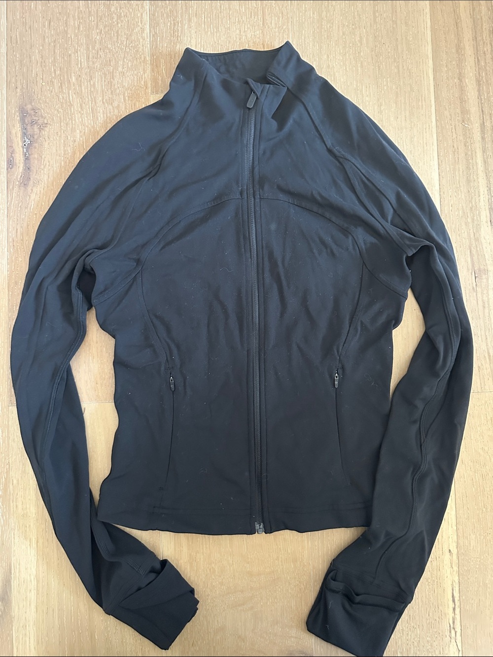 lululemon Define Jacket Nulu Black Size 4 Full Zip Like New